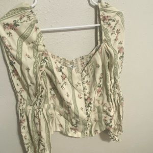 Reformation floral top size 2